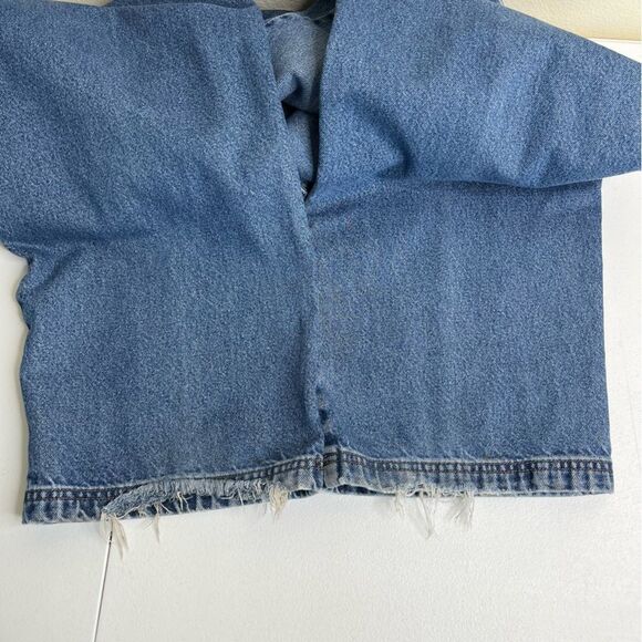 Vintage Y2K Bugle Boy Carpenter Denim Jeans Embossed Pocket Distressed Men 34/34 - Picture 8 of 16